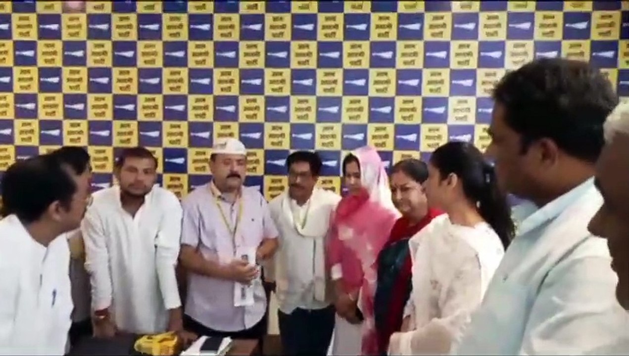 पूर्व जिला अध्यक्ष एवं वर्तमान एमपीएस अनीता चौधरी ने ज्वाइन की आप पार्टी
