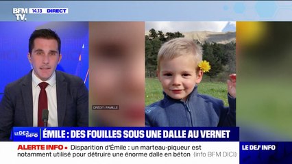 Télécharger la video: Disparition d'Émile: la gendarmerie procède à des fouilles à quelques centaines de mètres de la maison familiale