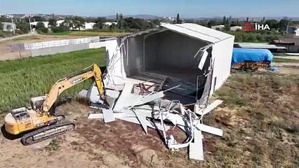 Dirençli Bursa için kaçak yapılar yıkılıyor