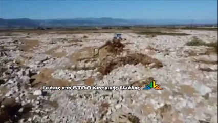 Καταστράφηκαν χωράφια και υποδομές στον δημο Δομοκού