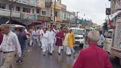 राजगढ़: छापी हेड़ा पहुंची भाजपा की जन आशीर्वाद यात्रा, BJP कार्यकर्ताओं ने किया स्वागत