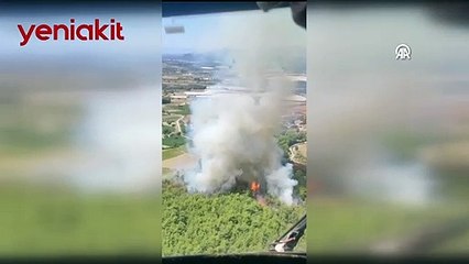 Manavgat'ta korkutan orman yangını! Ekipler sevk edildi