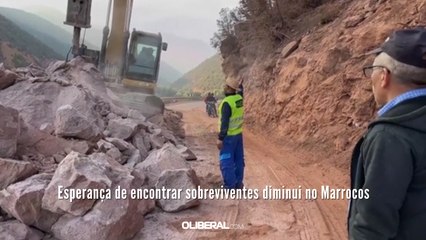 Esperança de encontrar sobreviventes diminui no Marrocos