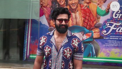Vicky Kaushal spotted on the Trailer preview of his upcoming film ''The Great Indian Family''