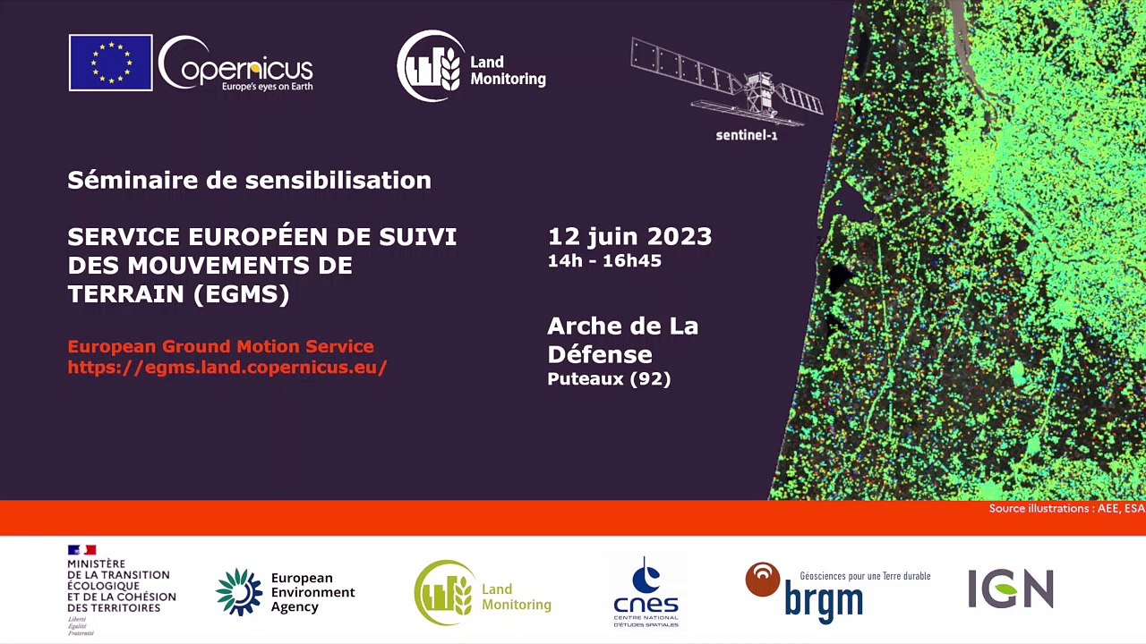 Séminaire Copernicus EGMS 12 juin 2023 - Session 2.2 - M.P.DOIN - CNRS