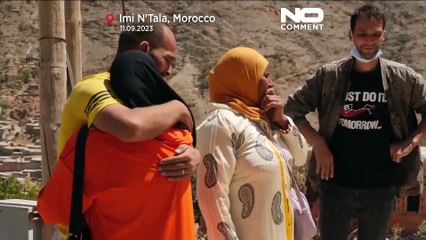 WATCH: Burials, damages and emergency services in Morocco
