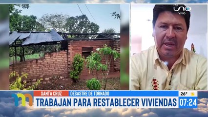 "Estamos haciendo compras para ayudar a la gente" informa el Alcalde de San Matías, Carlos Velarde tras el desastre de tornado