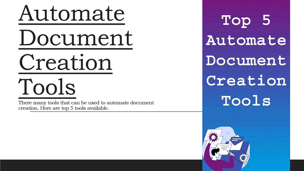 5 Best Automate Document Creation Tools