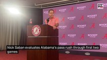 Nick Saban evaluates Alabamas pass rush through first two games