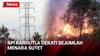 Gawat Api Karhutla Dekati Sejumlah Menara Sutet di Palangka Raya