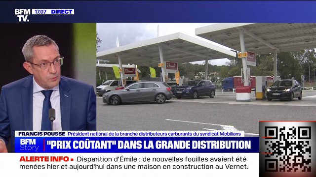 Plafonnement du prix des carburants: Si on atteint les 130 dollars le baril, le seul qui pourra suivre les 1,99 euro [le litre] sera Total , pour Francis Pousse (Mobilians)