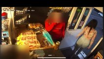 CCTV of an armed robbery in Moss Park Shop