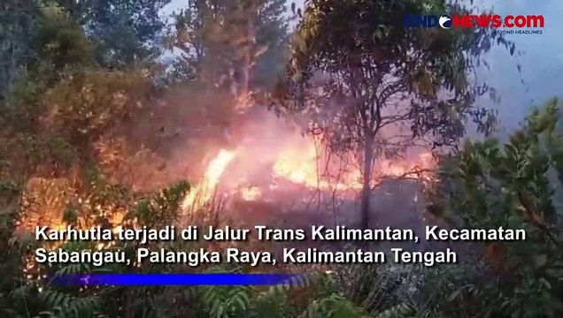 Karhutla di Palangka Raya Dekati Sejumlah Menara Sutet