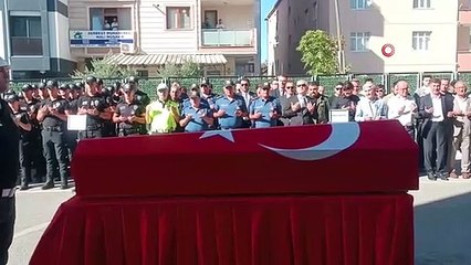 Kalp krizi geçiren bekçi son yolculuğuna uğurlandı