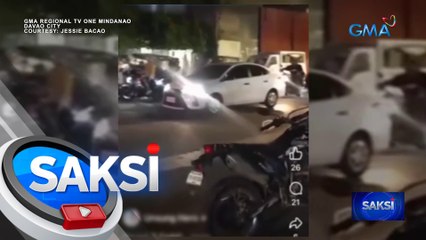 Driver ng kotse at rider ng motorsiklo, nagsuntukan | Saksi