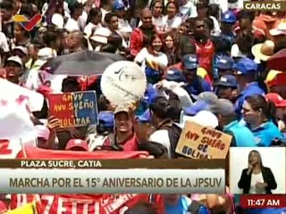 JPSUV se concentra para celebrar su 15º Aniversario, reafirmando el compromiso con la Revolución