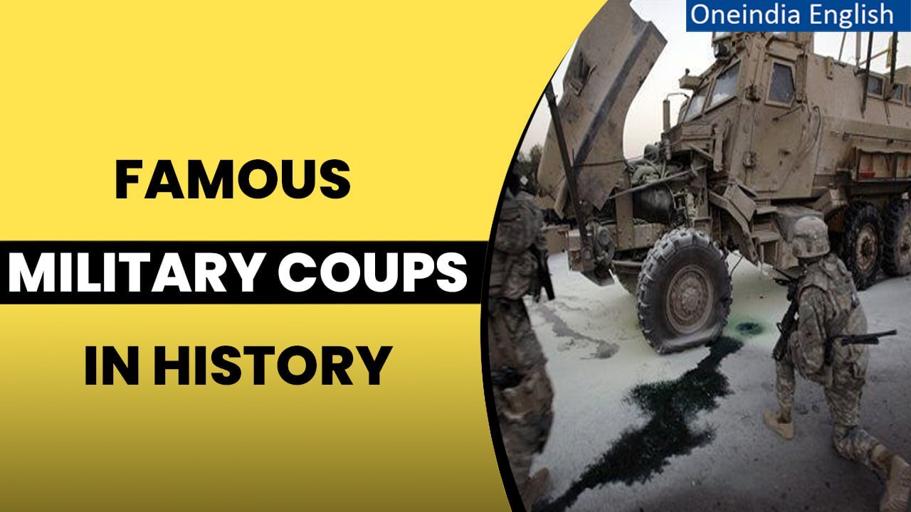 Military Coups Napoleon Bonaparte to Mohamed Bozaoum, famous coups in