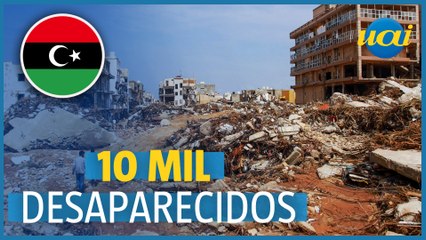 Dez mil pessoas desaparecidas na Líbia após chuvas