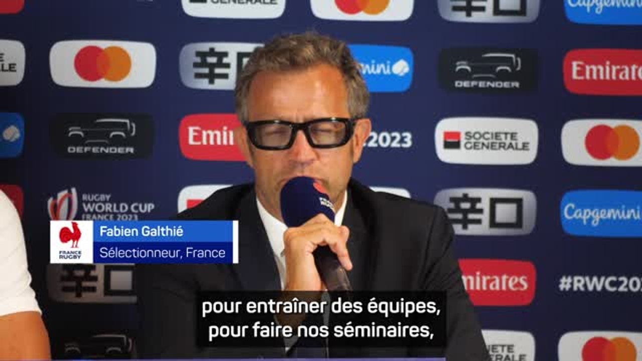 Bleus - Galthié : “On a une dette envers le Nord”