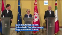 Los eurodiputados se enfrentan por el acuerdo migratorio con Túnez y denuncian la falta de resultados