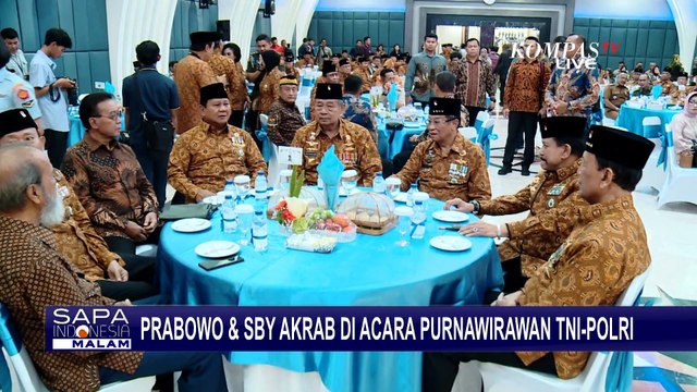 Duduk Semeja dan Bernyanyi Bersama, Ini Momen Prabowo-SBY di HUT Ke-64 PEPABRI!