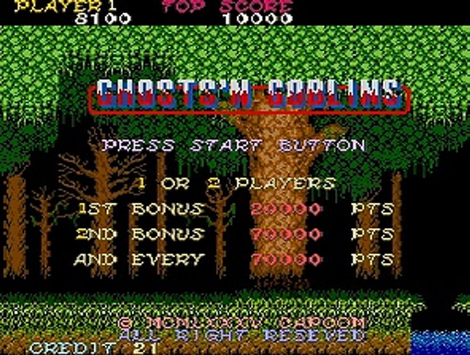 Ghosts'n Goblins online multiplayer - arcade