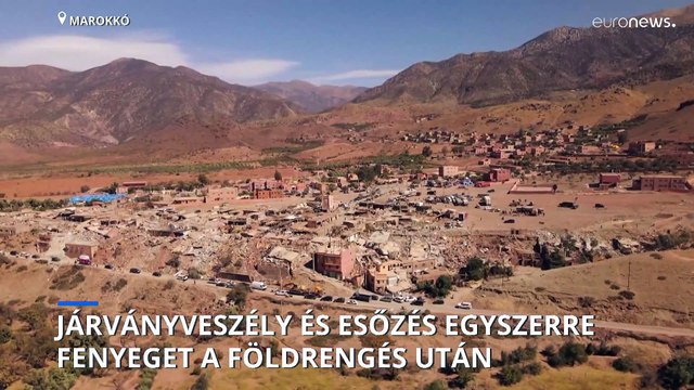 Járványveszély és esőzés fenyeget Marokkóban a földrengés után