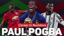 Paul Pogba's up-and-down career in numbers