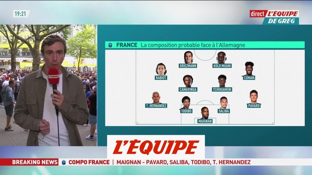 Une charnière inédite Todibo-Saliba contre l'Allemagne - Foot - Amical - Bleus