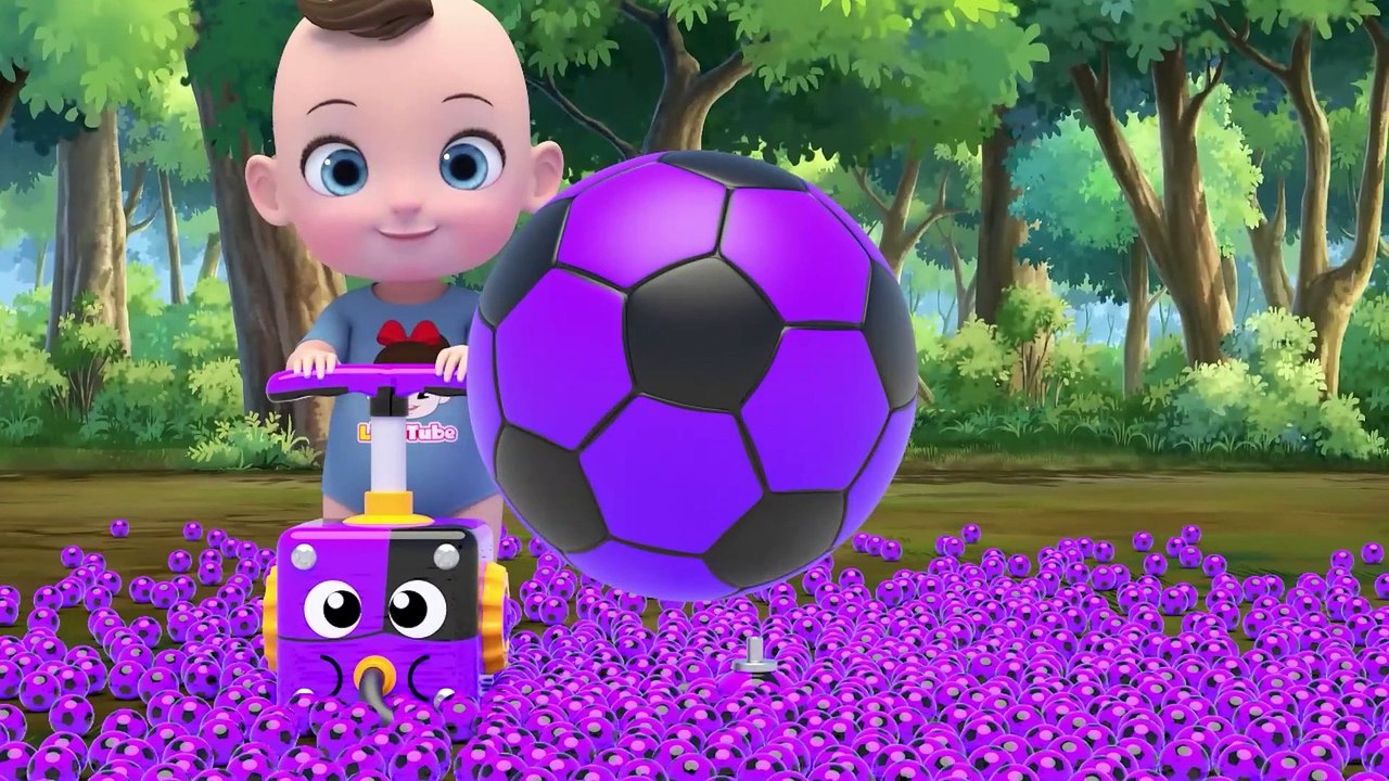 Color Balls & Sing a Song! - Finger Family & Ro...
