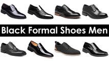 Stylish Design of Black Formal Shoes for Men