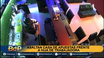 No le importó que hubiera una niña: asaltan casa de apuestas frente a hija de trabajadora