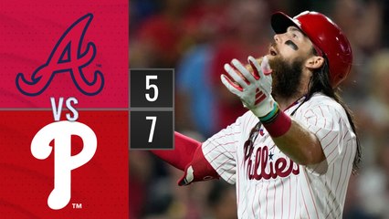 Resumen Bravos de Atlanta vs Filis de Filadelfia