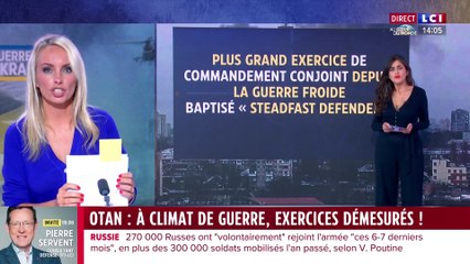 OTAN : à climat de guerre, exercices demesurés - Nivin Potros sur LCI (12/09/2023)