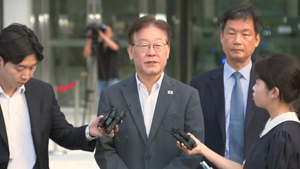 '대북송금' 이재명 검찰 재조사 종료..."검찰, 증거 제시 못 해" / YTN