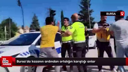 Bursa'da kazanın ardından ortalığın karıştığı anlar