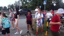 DZ / Piłkarze Górnika Zabrze promują swoją drużynę przed wielkimi derbami Śląska / reporter Arkadiusz Gola