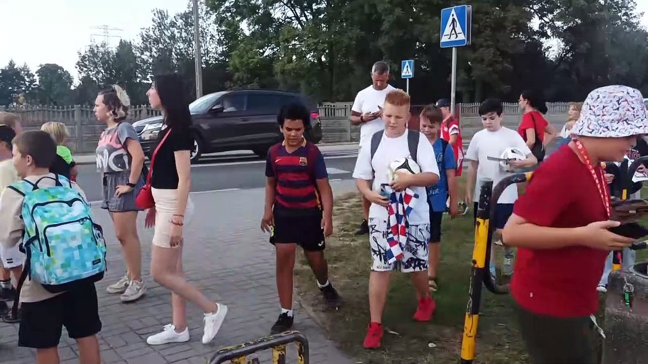 DZ / Piłkarze Górnika Zabrze promują swoją drużynę przed wielkimi derbami Śląska / reporter Arkadiusz Gola