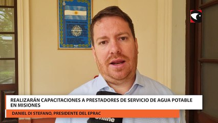 Realizarán capacitaciones a prestadores de servicio de agua potable en Misiones