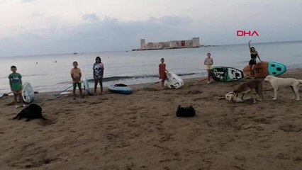 Kızkalesi'nde Öğrenciler Board Sporu ile Tanıştı