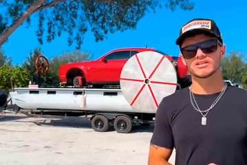 Youtuber muuntaa 700 hv Dodge Challenger Hellcatin veneeksi