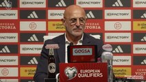 Rueda de prensa de Luis De la Fuente tras el España 6 - Chipre 0