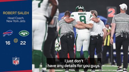 Saleh confirms Rodgers injury timeframe and the Jets quarterback plan