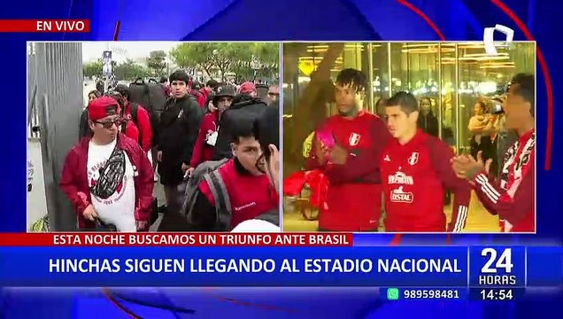 Perú vs Brasil: Hinchas de la bicolor continúan llegando al Estadio Nacional