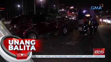SUV, bumangga sa truck at tumagilid sa Commonwealth Avenue | UB