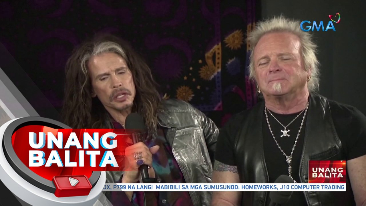 Ilang shows sa tour ng Aerosmith, postponed dahil nakaranas ng bleeding at na-damage ang vocal cords ni Steven Tyler | UB