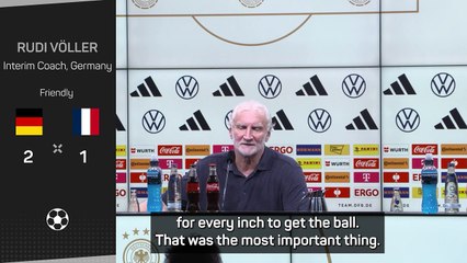 Völler delighted with German fight in France win following Flick sacking