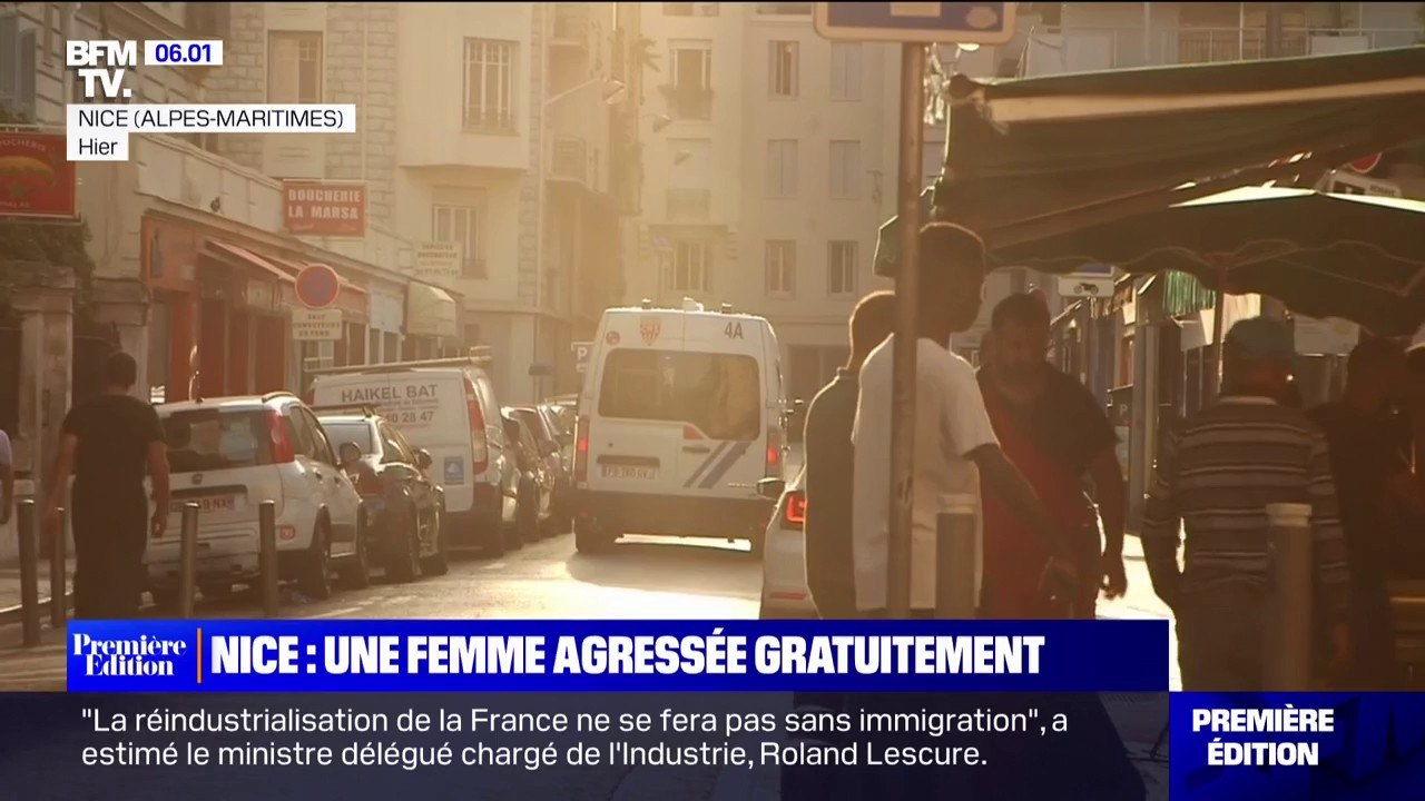"Une agression très violente": à Nice, une femm...
