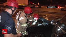 İstanbul'da 5 araç birbirine girdi