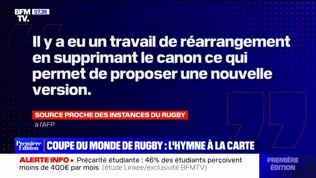 Mondial de rugby: est-ce que les hymnes en canon, chantés par les enfants, c'est vraiment fini?